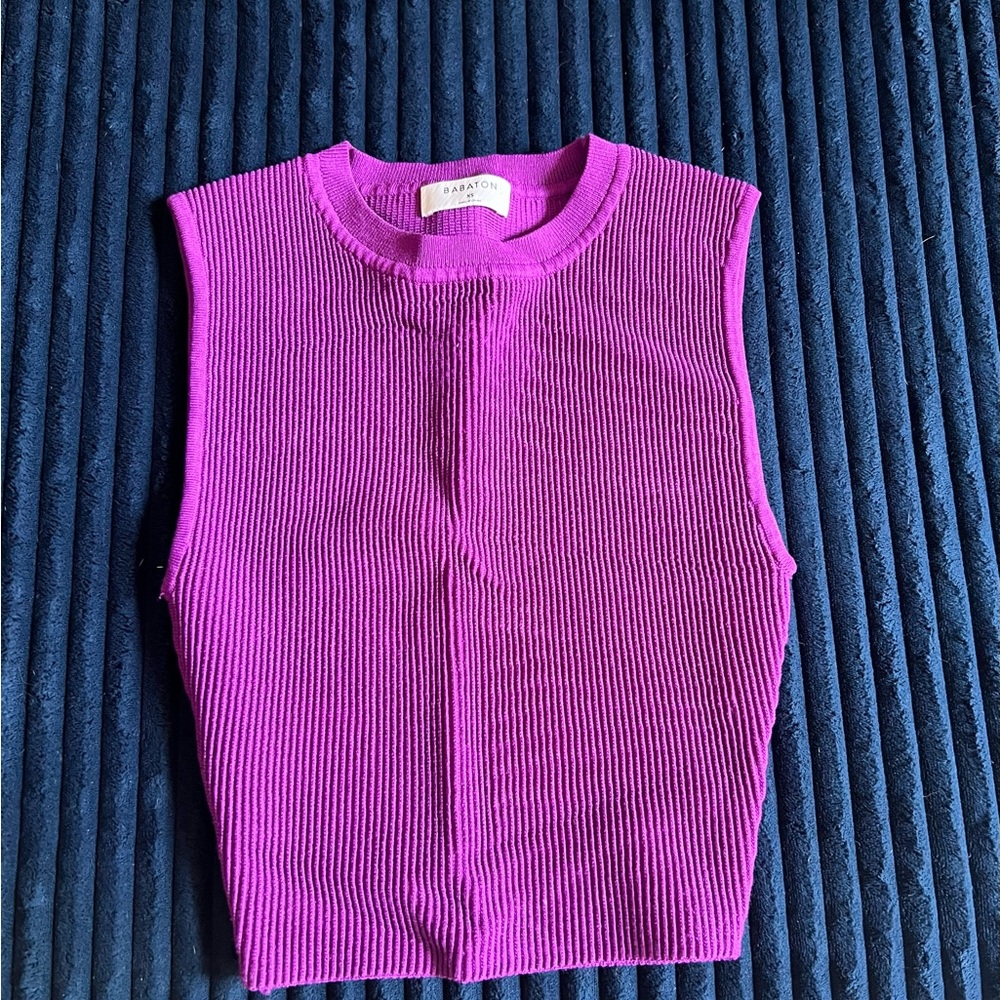 Aritzia Ribbed Crop Tank Top